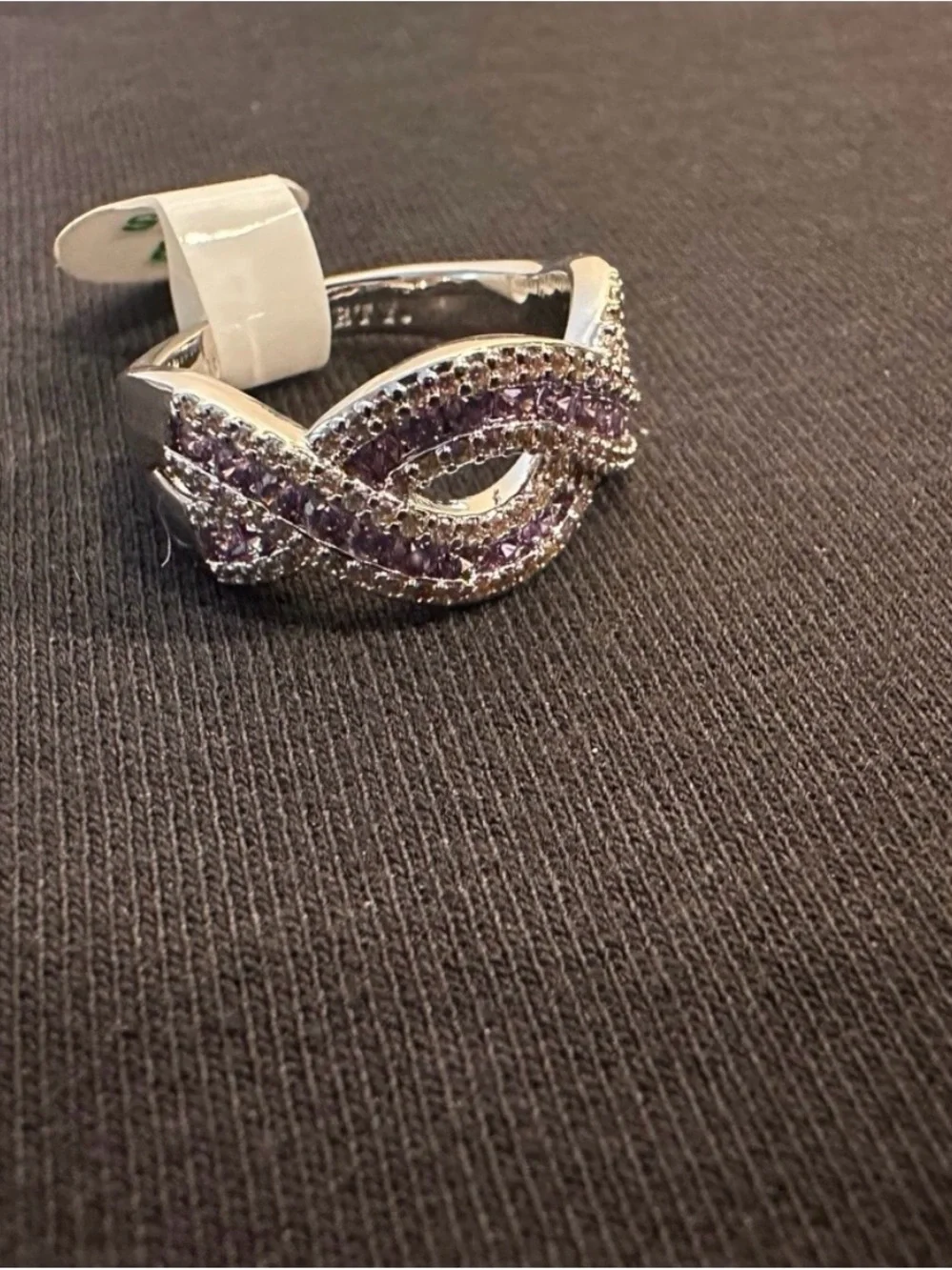 Bomb Party Purple Ring Bundle | 3 Rings | NWT | Rhodium Plated | Size 8